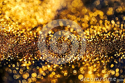 glitter lights grunge background, glitter defocused abstract Twinkly Lights and glitter Stars Christmas light Background. Stock Photo