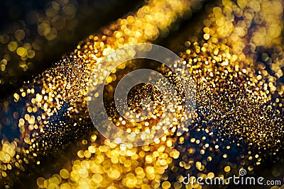 glitter lights grunge background, glitter defocused abstract Twinkly Lights and glitter Stars Christmas light Background. Stock Photo