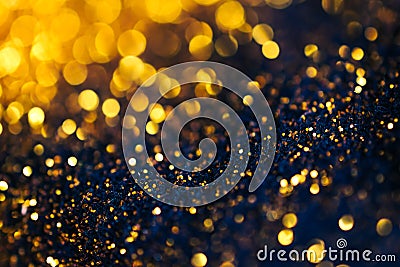 glitter lights grunge background, glitter defocused abstract Twinkly Lights and glitter Stars Christmas light Background. Stock Photo