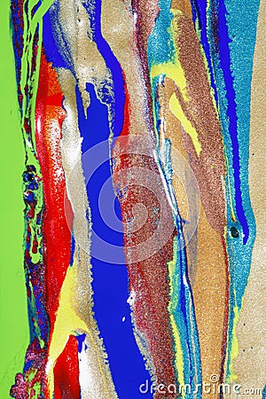 Glitter paint Stock Photo