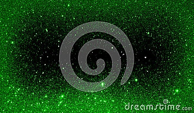 Glitter textured green and black shaded background wallpaper. Cartoon Illustration