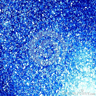 Glittering blue background Stock Photo