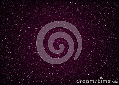 Glittering purple starry cosmic space Stock Photo