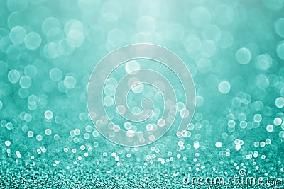 Teal Turquoise Aqua Glitter Background Stock Photo