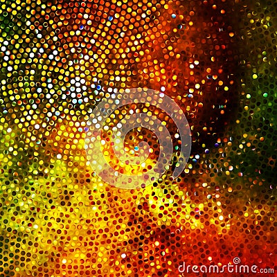 Glitters on a soft blurred background. EPS 10 Vector Illustration