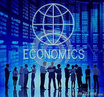 Global Business Enterprise Economics Corporation Concept Stock Photo