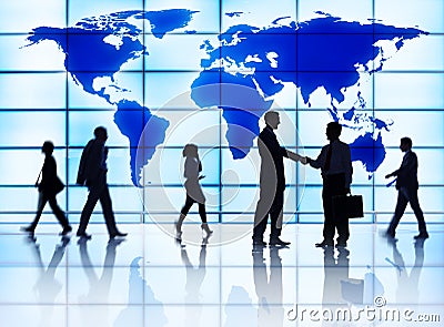 Global Business Greeting Meeting Conference Seminar Concept Stock Photo