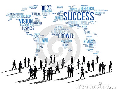 Global Business People Corporate Meeting Success Growth Concept Stock Photo