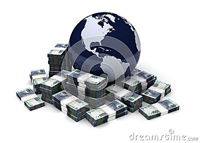 Global Business With South African Rand Stock Photo