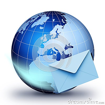 Global communication Stock Photo