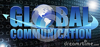 Global communication Stock Photo