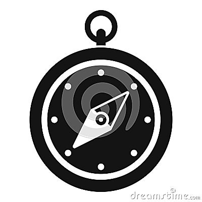 Global compass direction icon simple vector. Path road Vector Illustration