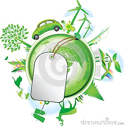 Global Conservation. Vector Illustration