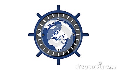 Global Cyber Security Vector Illustration