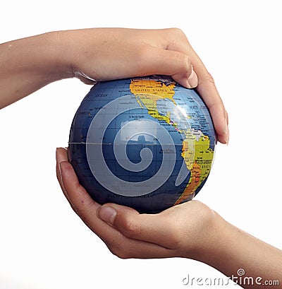 Global Earth Care Stock Photo