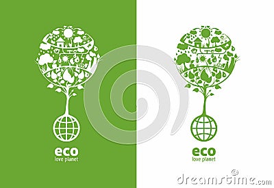 Global ecology Stock Photo