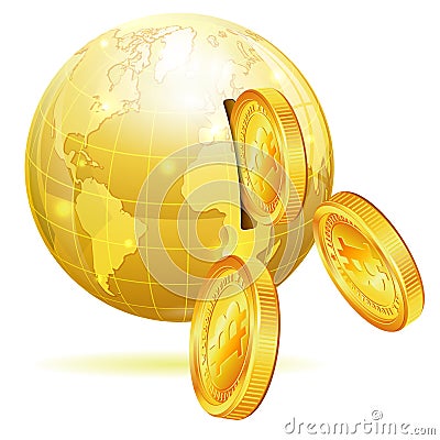 Global Financial Concept Vector Illustration