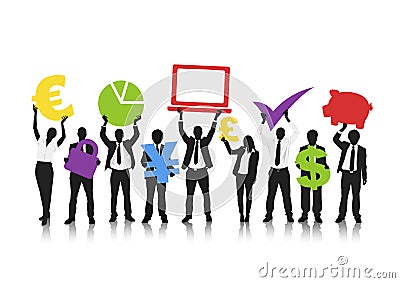 Global Financial Team Collaboration Coworker Concept Stock Photo