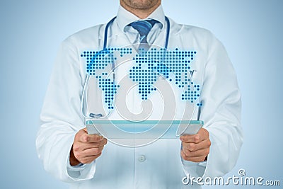 Global healthcare Stock Photo