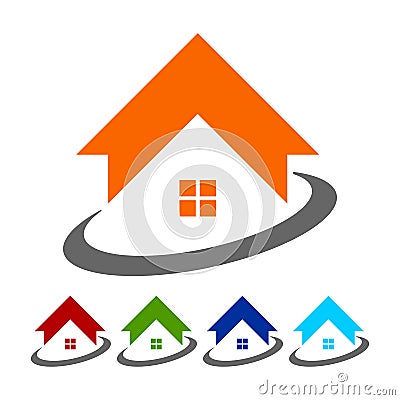 Global Housing Logo Icon Symbol Vector Illustration