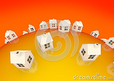 Global Housing Market Stock Photo