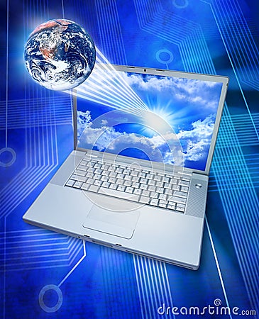 Global Information Computer Technology Royalty Free Stock Photos - Image: 13336918