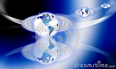 Global Information Technology Stock Photo