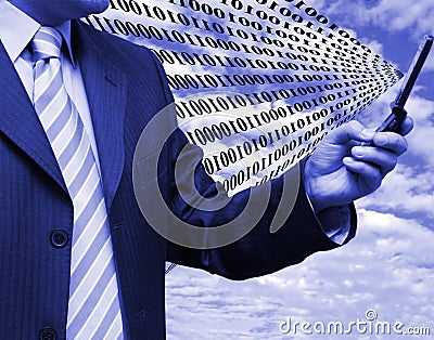 Global interaction Stock Photo