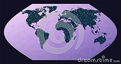 Global internet business concept. Vector Illustration