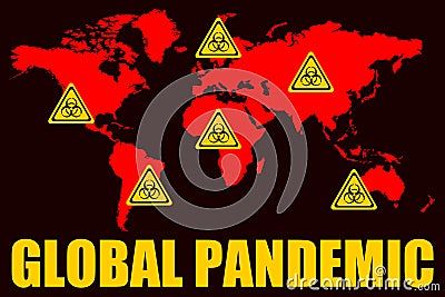 Global pandemic Stock Photo