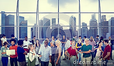 Global People Communication City Concepts Stock Photo