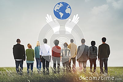 Global Prosperity Protect Earth Care Concept Stock Photo