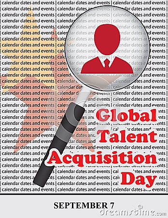 Global Talent Acquisition Day Vector Illustration