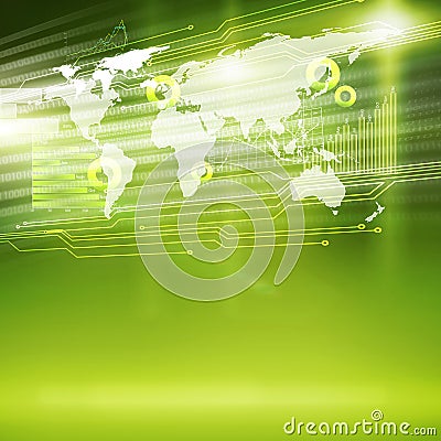 Global technologies Stock Photo