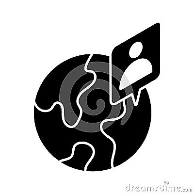 Global user isometric vector design ready to use and download Vector Illustration