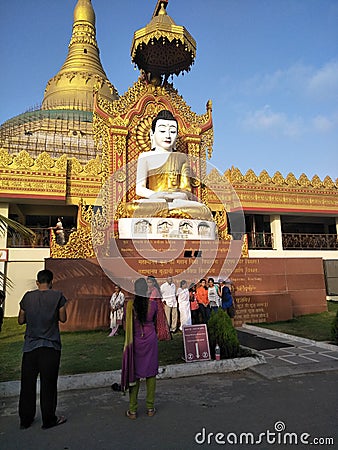 Global Vipassana Pagoda Editorial Stock Photo