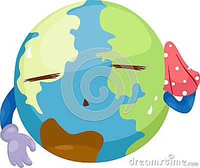 Global warming Vector Illustration