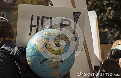 Global warming and climate change Editorial Stock Photo