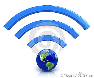 Global Wifi Stock Photo
