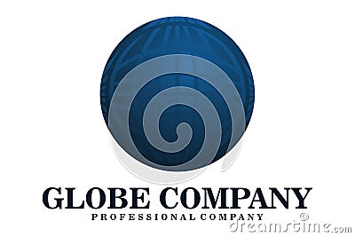 Globe company logo Vector Illustration