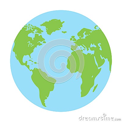 Globe earth icon vector Vector Illustration