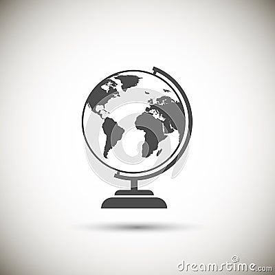 Globe icon Vector Illustration