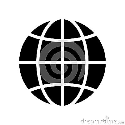 Globe icon Vector Illustration