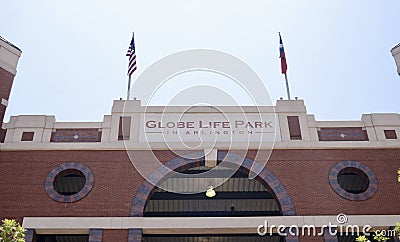 Globe Life Park, Arlington, Texas Editorial Stock Photo