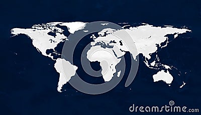 Globe similar worldmap icon. Flat Earth map template for web site pattern, anual report, inphographics. Plain color on solid Stock Photo