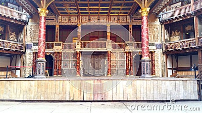 Globe Theatre Stock Photo