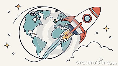 Globe wifi connect - Globally connected ideas through wireless technology today. Vector Design, Generative AI Vector Illustration