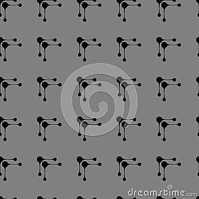Globule seamless pattern background Vector Illustration