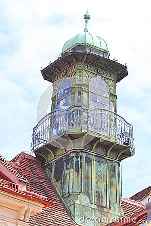 Glockenspiel Clock Building Graz, Austria Stock Photo