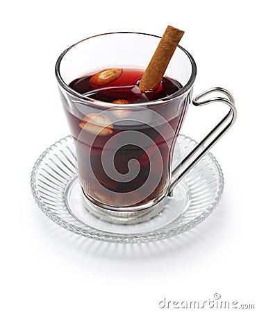 Glogg, scandinavian mulled wine Stock Photo